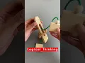 Remove the ring Wooden rope puzzle