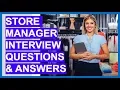 STORE MANAGER Interview Questions Answers How To Become A Store Manager