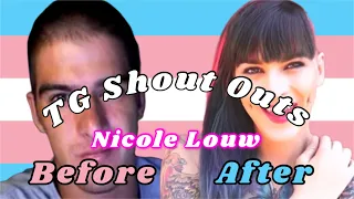 Transgender Shout Outs ????️‍⚧️ (Nicole Louw) HRT Male To Female Transition Timeline.