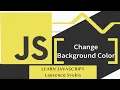 Dynamic Background Color Change with JavaScript Beginner Tutorial