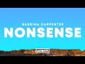 Sabrina Carpenter – Nonsense (Lyrics)