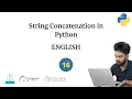 16 String Concatenation in Python English