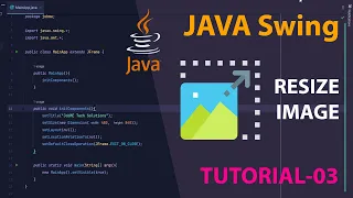 JAVA Image Icon Resize Learn Swing Library TUT-03