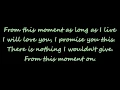 Download Lagu From This Moment On lyrics - Shania Twain ft. Bryan White