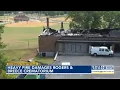 Heavy fire damages Rogers Breece Crematorium in Fayetteville