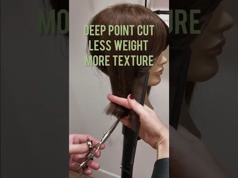 Shallow Point Cutting for the Edge of a Haircut