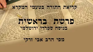 הרב אבי זרקי קריאת התורה פרשת בראשית 