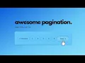 How To Create Pagination Using Html And CSS Pagination UI Design