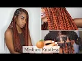 DETAILED Parting Tutorial How To Do Medium Knotless Box Braids
