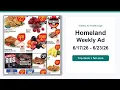 Homeland Weekly Ad 26 - 26 Top Deals