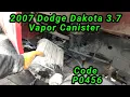 2007 Dodge Dakota 3 7 How to change the vapor canister P0456 code vapor canister replacement