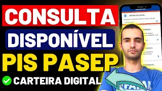 PIS PASEP 2023 DISPONÍVEL VALORES A RECEBER NO CARTEIRA DE TRABALHO DIGITAL