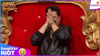 comedy nights bachao sudeshs funny act as kumar sanu colors tv