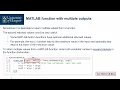 Custom MATLAB Functions Creating Custom MATLAB Functions