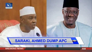 senate president saraki gov ahmed dump apc politics today 