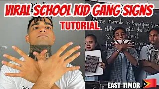 VIRAL SCHOOL KID GANG GANGS TUTORIAL EAST TIMOR