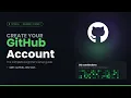 How to create a Github account For Beginners