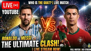 🔵⚽🔴 live,Ronaldo vs Messi | the ultimate clash | GOAT ⚽ GOAT #ronaldo #football #messi #live #shorts