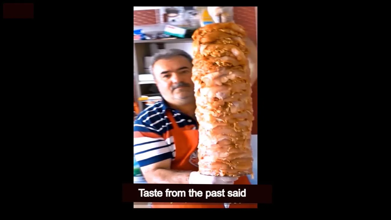 Turkish Chicken Doner Kebap Best Street Fast Food Recipe #shorts