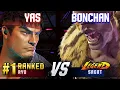 SF6 ▰ YAS (#1 Ranked Ryu) vs BONCHAN (Sagat) ▰ High Level Gameplay