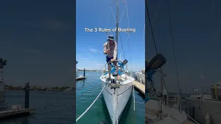 3 rules of BOATING #captainmatt4hire #sailingbyefelicia #boat #funny