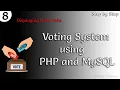 Voting System using PHP and MySQL Displaying User Data Tutorial-8