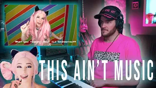 musician reacts to im back belle delphine