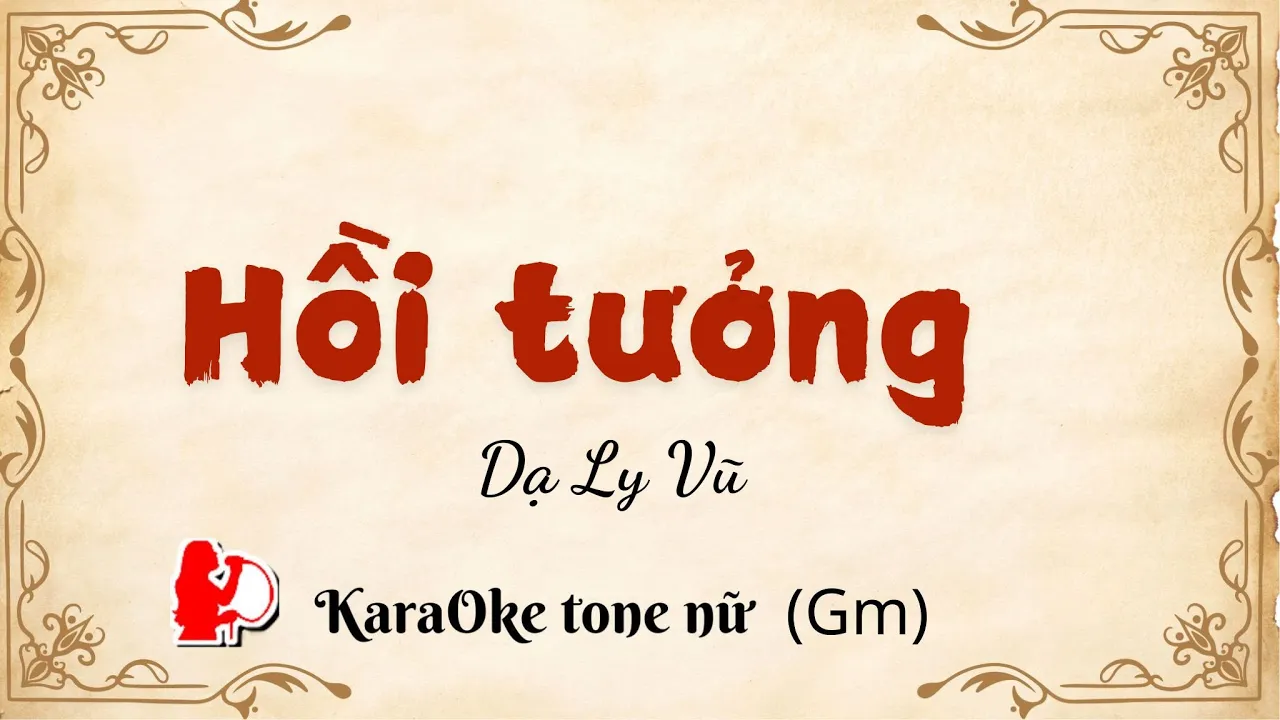 Hồi tưởng | Tone nữ (Gm)  | Nhạc xưa karaoke Cùi Bắp producer