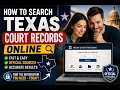 How to search Texas court records online