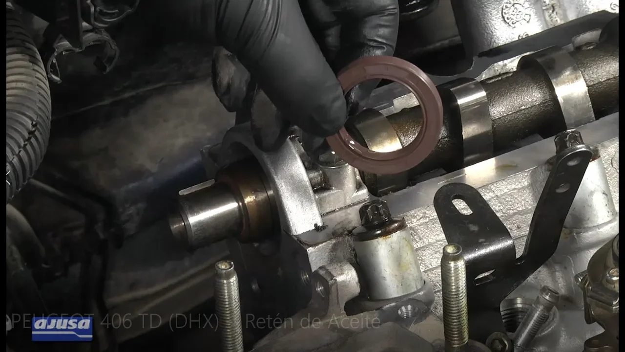 PEUGEOT 406 TD (DHX) 🔧 Oil seal assembly – Montaje del retén de aceite Ajusa