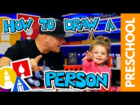 Download MP3 Drawing A Person With My 2-Year-Old (Preschool Lesson)
