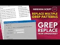 InDesign Script GREP Replace From Spreadsheet