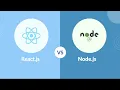 React js vs Node js What are the Main Differences
