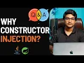 Top 5 Reasons Why Constructor Injection is Recommended Spring dependency injection Spring Boot