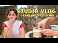 moving my studio to NYC pottery studio vlog