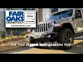 Presidents Day Sales Event at Fair Oaks Chrysler Jeep Dodge Ram in Chantilly Virginia