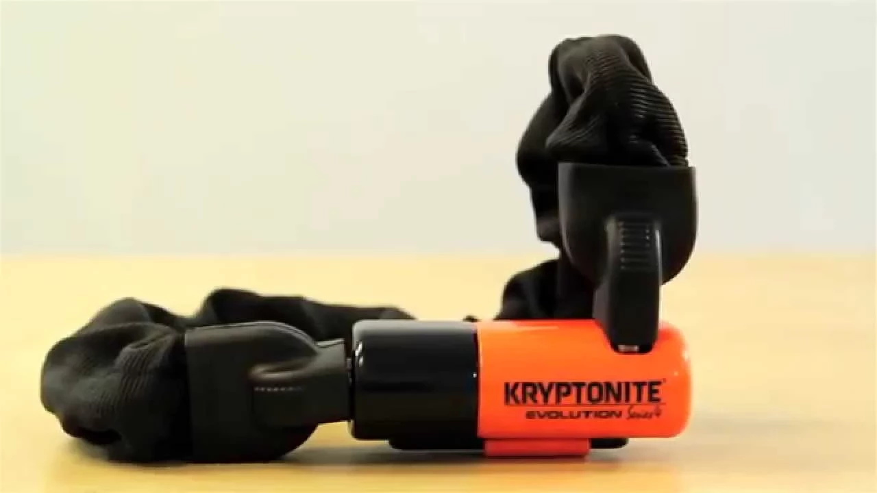 Kryptonite Evolution Series 4 Integrated Chain Bike Lock