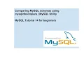 Comparing MySQL schemas using mysqldbcompare MySQL Utility MySQL Tutorial 14