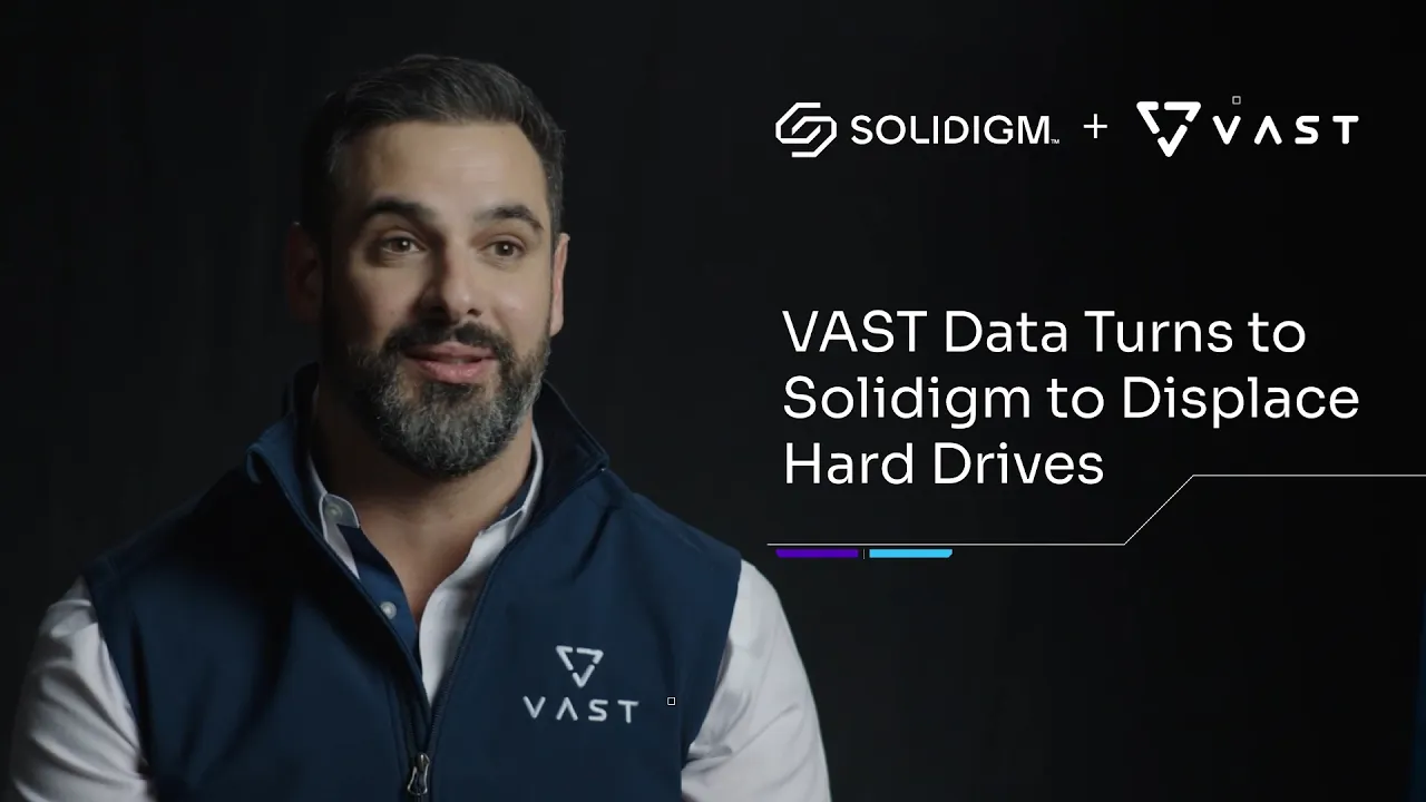Solidigm — VAST Data & Solidigm SSDs (YouTube video ad)