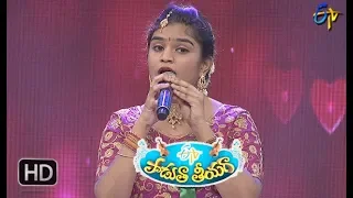 o sakkanoda song koushika performance padutha theeyaga 15th july 2018 etv telugu