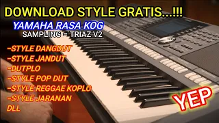 download style dangdut yamaha rs kog psr s750 770 950 970 dangdut koplo etc free 