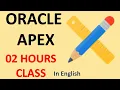 Oracle Application Express Training Oracle APEX Tutorial for Beginners Learning Tube