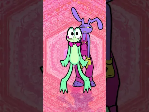 Ribbit & Jax Feel Facty (TADC Animation Meme) #shorts