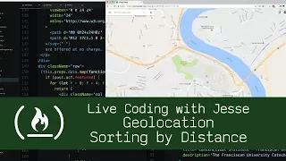 Geolocation Sorting by Distance - Live Coding with Jesse