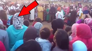 برهوش يتحرش بامراة من العرايش وهي عاجبها الحال 