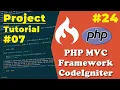 CodeIgniter PHP C Project Tutorial Step by Step