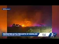 Firefighters work to contain massive wildfire in Woodward County