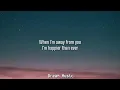 Download Lagu Billie Eilish - Happier than ever ( Lyrics ) _you made me hate this city