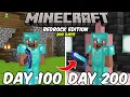 200 Days in Minecraft Bedrock Edition