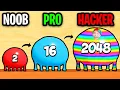 Lagu NOOB vs PRO vs HACKER In BLOB MERGE 3D! (MAX LEVEL 2048!)